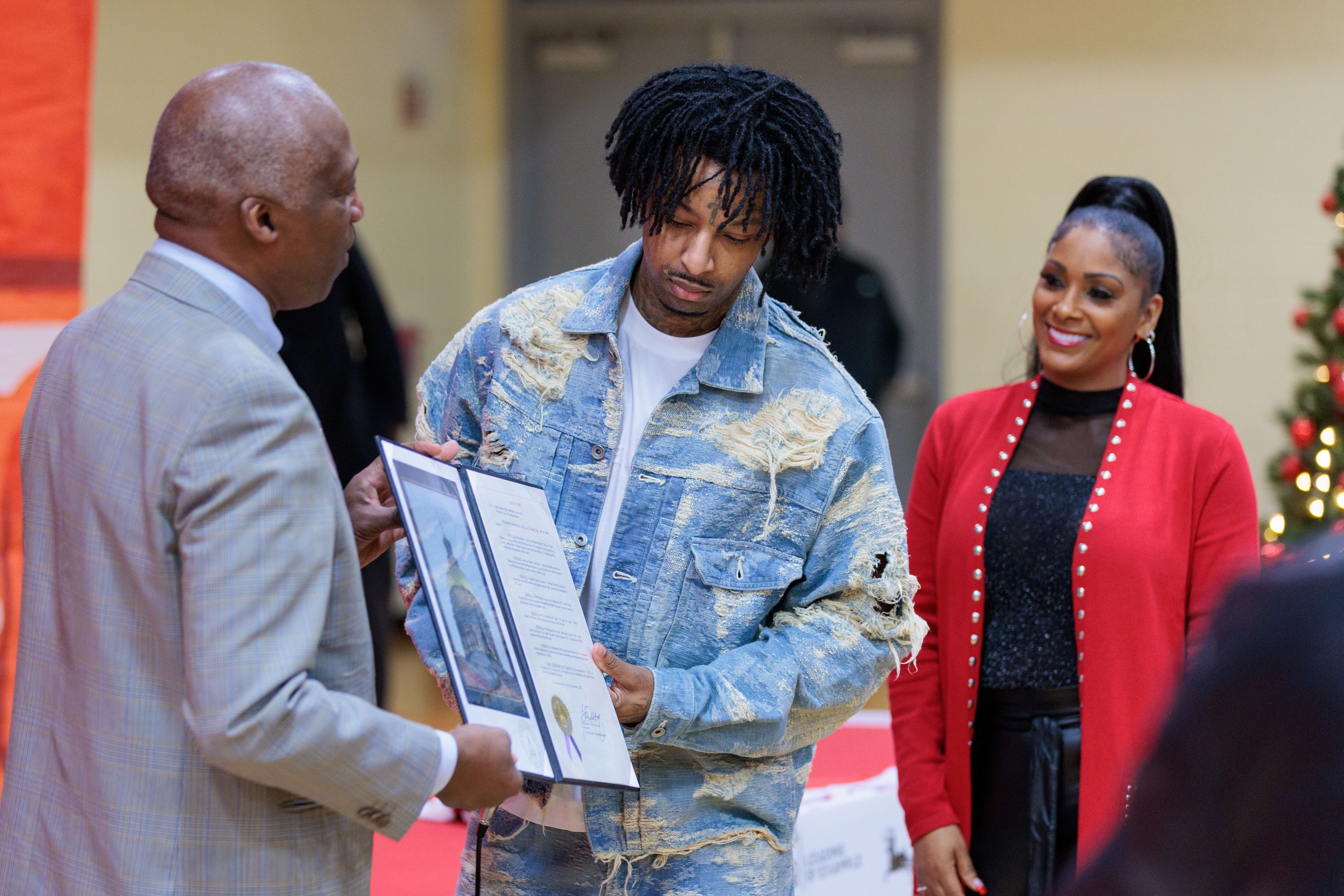Grammy-winning rapper 21 Savage gets official day in Georgia