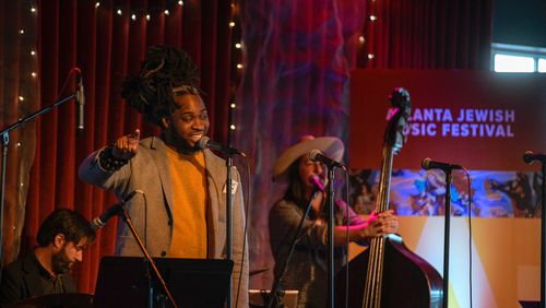 Adan Bean (foreground) will serve as the guide, interlocutor and master of ceremonies during a salute to the music of Jerry Wexler, part of the Atlanta Jewish Music Festival. CONTRIBUTED: ROXY MOURE