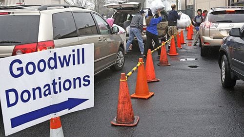 Goodwill North Georgia announced 25 donation centers will be close Thursday until further notice.
An announcement by the nonprofit emphasized that the closures are not permanent and donations shouldn’t be left at the closed locations.
