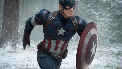 Chris Evans as Captain America/Steve Rogers in "Avengers: Age Of Ultron." (Jay Maidment/Disney/Marvel)