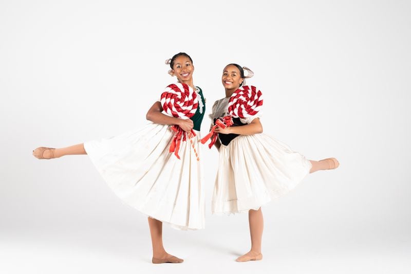 Justice Jones (left) Jaiyana Frankson (right) will debut as Sarah during Ballethnic Dance Company's upcoming performance run of "Urban Nutcracker."
(Courtesy of Shocphoto)