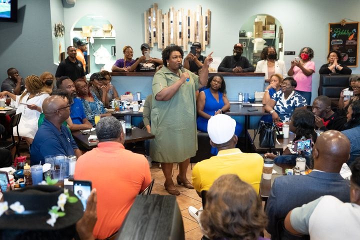  Stacey Abrams on campaign trail in McDonough
