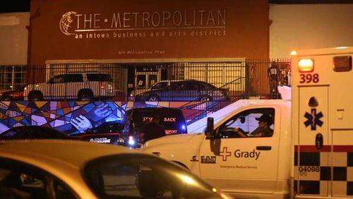 Two people were killed Wednesday in a shooting at The Metropolitan studio in Atlanta. BEN GRAY / BGRAY@AJC.COM