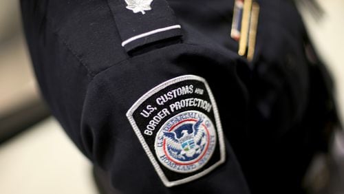 A U.S. Customs and Border Protection officer's patch. (Photo: Joe Raedle/Getty Images)