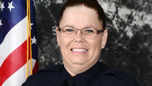 Roswell Police Sgt. Silvia Cotriss. Cotriss was fired on July 14, 2016 for flying a Confederate flag in her front yard. She is appealing the termination.