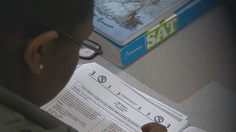 Georgia's average SAT score fell in 2022 but rose above the 2020 result, reflecting the impact of COVID-19. (File photo)