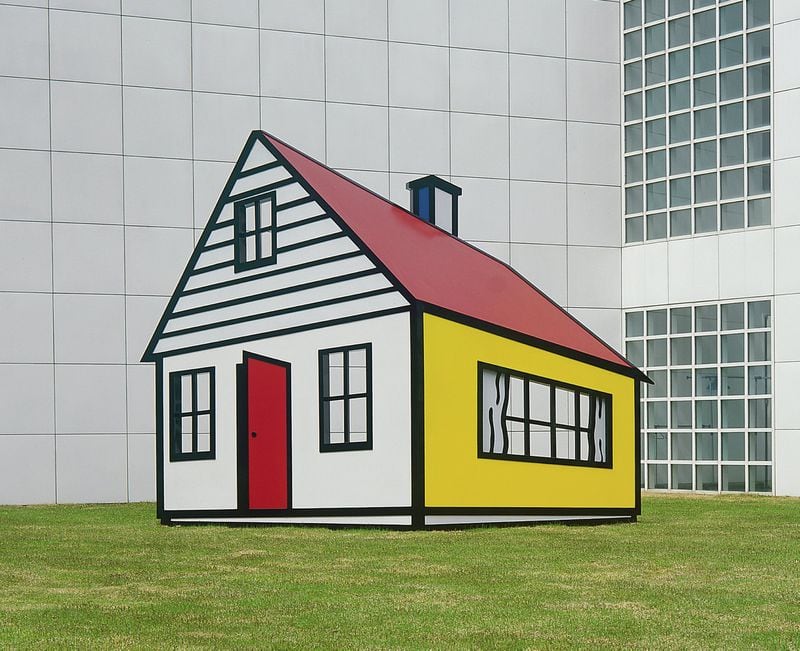 “House III” by Roy Lichtenstein is another colorful piece on the grounds of the Woodruff Arts Center. 
Courtesy of the Woodruff Arts Center.