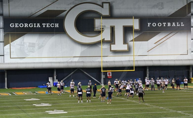 Georgia Tech football practice photo