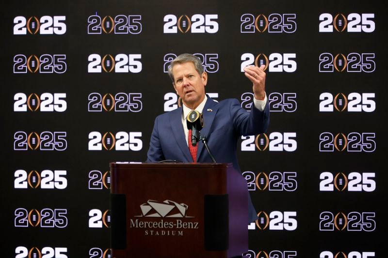 Ad spending in support of Republican Gov. Brian Kemp's reelection campaign has totaled $28 million so far. (Jason Getz / Jason.Getz@ajc.com)