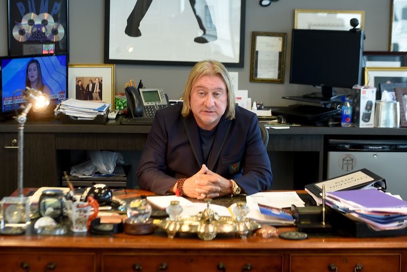Peter Conlon, president of Live Nation Atlanta, talks about this year's Music Midtown in his Buckhead office. Photo: Ryon Horne/AJC