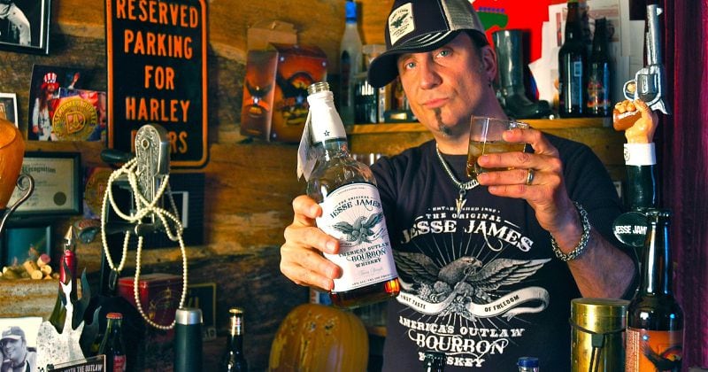 Jesse James Dupree and his whiskey. Photo: Contributed
