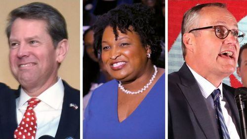 (From left to right) Brain Kemp, Stacey Abrams and Casey Cagle are still in the running to become Georgia next governor after Tuesday's primary elections.