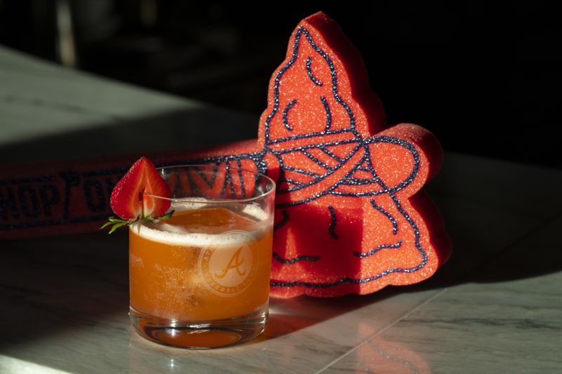The October Reign cocktail will be available at the PST SZN cocktail lounge at SunTrust Park.