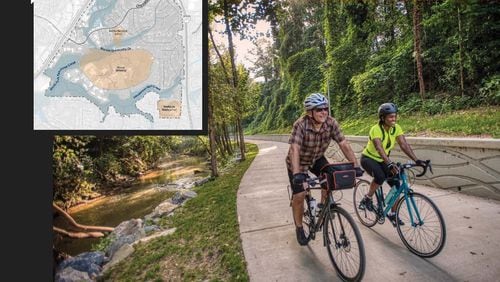 The second public meeting to discuss the system of trails at Mercer University will be held at 6 p.m. Sept. 27 at the Mercer Administration and Conference Center, 2930 Flowers Road S., Atlanta. (Courtesy of DeKalb County)