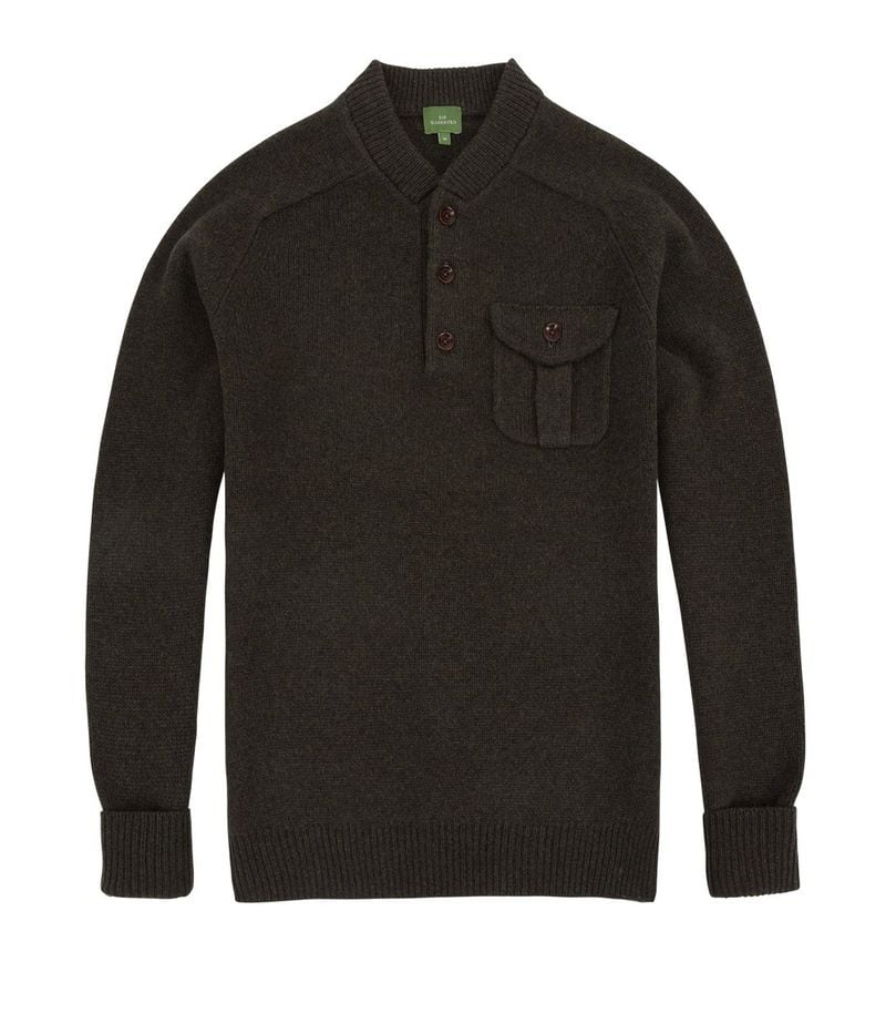 Sid Mashburn Pocket Henley Sweater. CONTRIBUTED