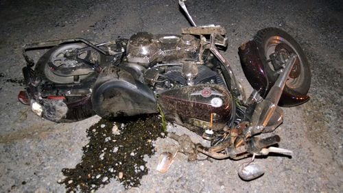 A 46-year-old man was killed when he lost control of his motorcycle on Ball Ground Highway on Thursday. (Cherokee County Fire and Emergency Services)