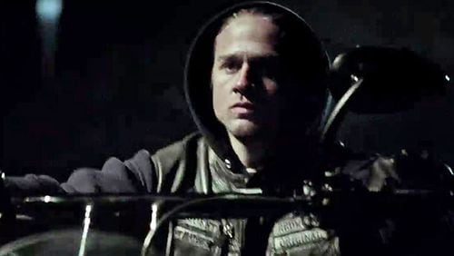 On FX's seventh and final season of "Sons of Anarchy," Jax (Charlie Hunnam) goes on a solo night ride. CREDIT: FX