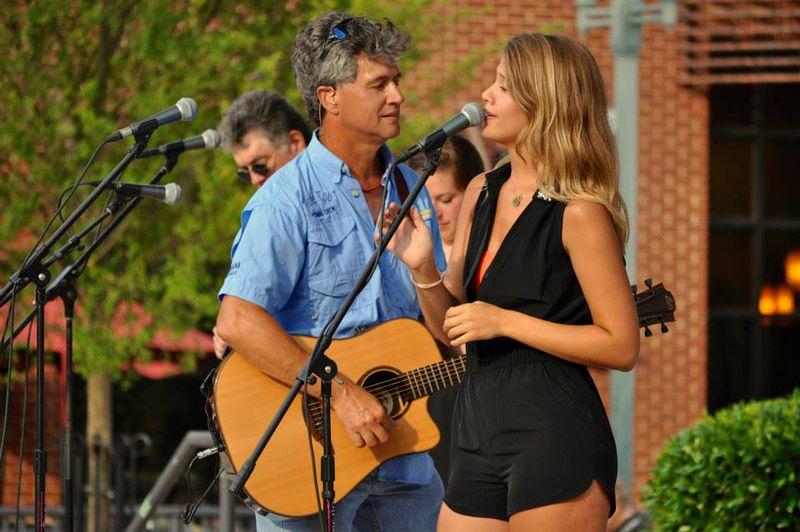 Tim Purcell and his daughter Sammie are the core of the Smyrna cover band Foxes and Fossils. Courtesy of Maggie Purcell