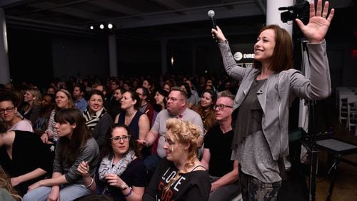 NEW YORK, NY - MAY 22: Actress Paige Davis performs during the Rent-Sing-A-Long at the 2016 Vulture Festival at Milk Studios on May 22, 2016 in New York City. (Photo by Bryan Bedder/Getty Images for Vulture Festival)