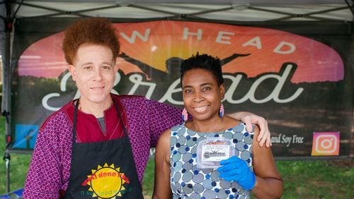 Chef Akil Amen (left) and Myriam Morisset started their raw foods company, Raw Head Bread, in 2017. CONTRIBUTED BY JENNA SHEA PHOTOGRAPHY