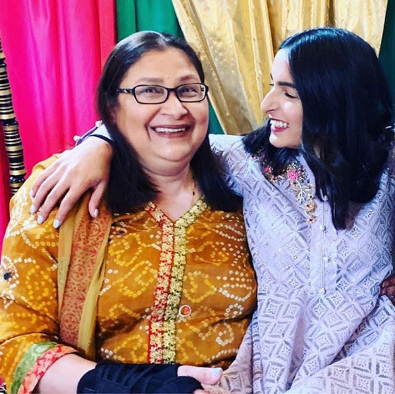 Razeena Tharani’s plan to celebrate her mother, Rozina (left), with dinner at her favorite restaurant has been canceled due to the coronavirus pandemic. CONTRIBUTED