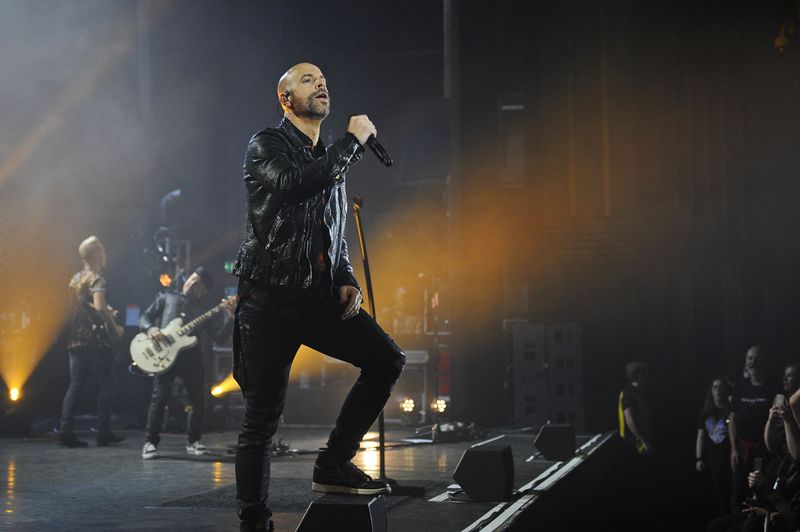 Chris Daughtry, shown performing at Eventim Apollo in London, will play a virtual concert to benefit the Fox Theatre in August.