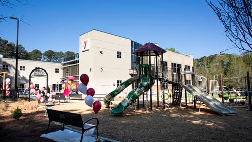 John Manning Playground Ribbon-Cutting & Dedication at the Robert D. Fowler Family YMCA. (Courtesy YMCA of Metro Atlanta)