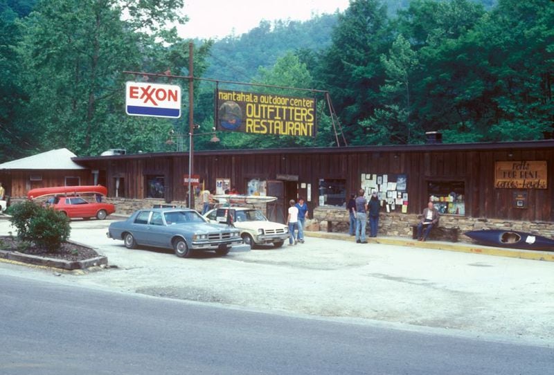 The Outfitters Store on the campus of the Nantahala Outdoor Center as it appeared in 1980.
Courtesy of Nantahala Outdoor Center