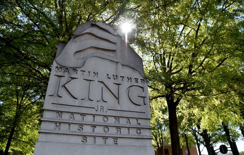 The Martin Luther King Jr. National Historic Site would like to expand their boundary to include the former headquarters of the Southern Christian Leadership Conference on Auburn Ave. BRANT SANDERLIN/BSANDERLIN@AJC.COM