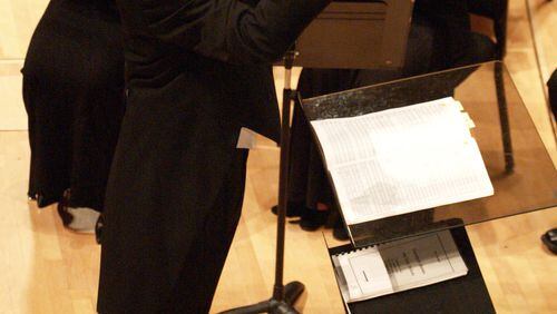 Richard Prior, shown here conducting the Emory University Symphony Orchestra, will conduct the ATL Symphony Musicians on Tuesday night at Dunwoody United Methodist Church. CONTRIBUTED