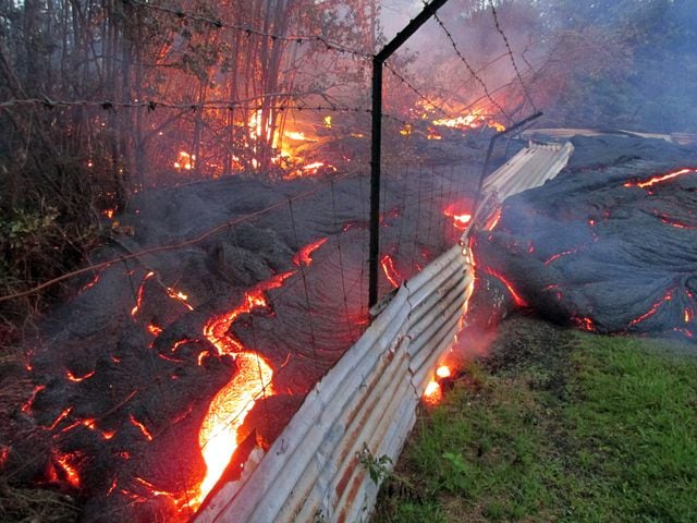 Hawaii lava flow