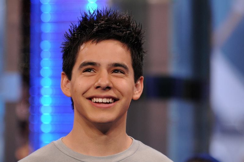 NEW YORK - MAY 27:  (U.S. TABS OUT) American Idol 2008 runner-up David Archuleta appears onstage during MTV's Total Request Live at the MTV Times Square Studios May 27, 2008 in New York City.  (Photo by Bryan Bedder/Getty Images)