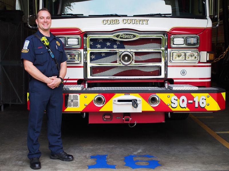 Cobb County firefighter Dominic Simone (Provided by Cobb County Fire & Emergency Services)