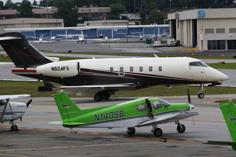 Some corporations base their corporate jets at DeKalb-Peachtree Airport. (Photo: Curtis Compton/ccompton@ajc.com)