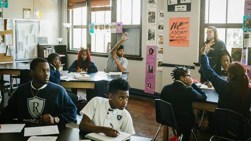 An English class at KIPP Renaissance Charter High School in New Orleans is shown in this file photo from May 4, 2016. (Edmund D. Fountain/The New York Times)