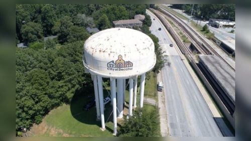 DeKalb County is expected to demolish the water tower bearing the Decatur logo in 2019.