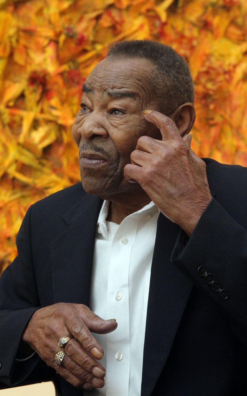 Alabama folk artist Thornton Dial, who died in 2016 at 87.