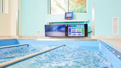 Children’s Healthcare of Atlanta at Scottish Rite hospital recently unveiled its first aquatic therapy pool. The first patient therapy session is scheduled for May 22. CONTRIBUTED