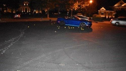 Two people were shot and multiple cars were damaged by gunfire at a Fayette County graduation party Saturday that authorities said grew out of control.