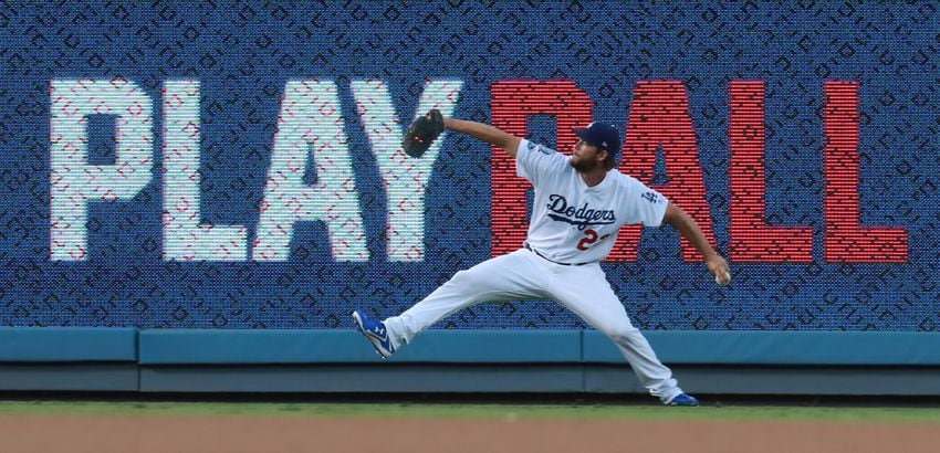 Photos: Braves shut out again, trail Dodgers 2-0 in playoffs