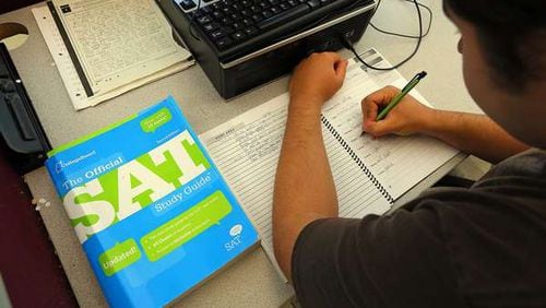 Marietta High students will have the option of taking an SAT/ACT preparation course during the next school year. AJC file photo