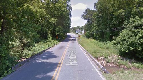 SPLOST will fund $2.9 million replacement of the Harbins Road Bridge over Jackson Creek in Lilburn. Courtesy Google Maps
