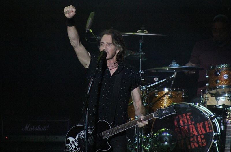 Rick Springfield unleashed his hits at Chastain, but also played new material from the album, "The Snake King." Photo: Melissa Ruggieri/AJC