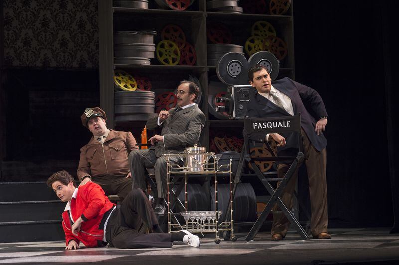 the Atlanta Opera's upcoming production of "Don Pasquale" will set Donizetti's comic classic in golden age Hollywood. Photo: Philip Groshong