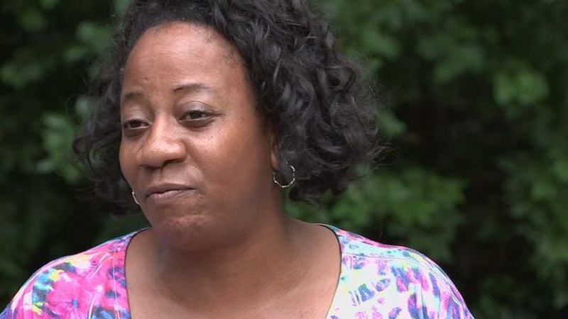 Tammy Brown-Patmon speaks out about her son being hit by a police cruiser in Athens. (Credit: Channel 2 Action News)