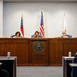 The Cobb County Board of Commissioners meets in Marietta on Tuesday, September 27, 2022.   (Arvin Temkar / arvin.temkar@ajc.com)