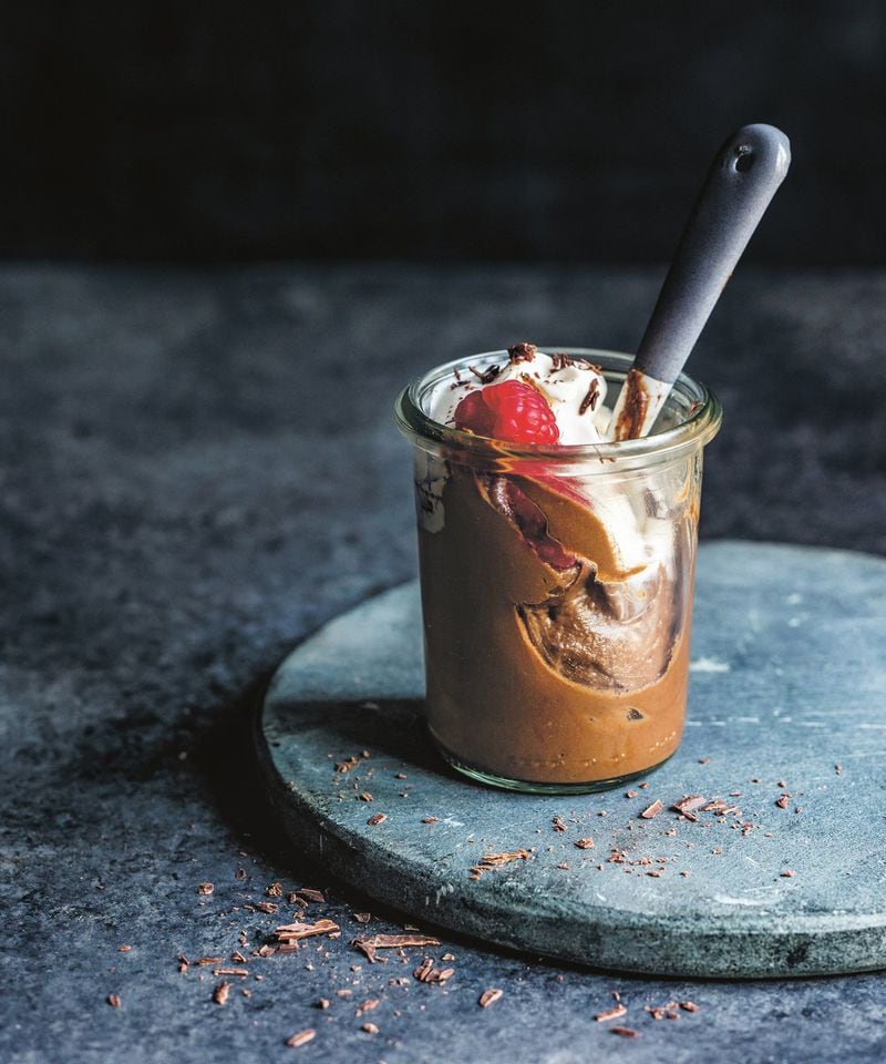 This guilt-free chocolate pudding is made from avocados and love. The recipe is “From Half the Sugar, All the Love” (Workman Publishing, 2019) by Jennifer Tyler Lee and Anisha Patel, MD, MSPH. CONTRIBUTED BY ERIN SCOTT