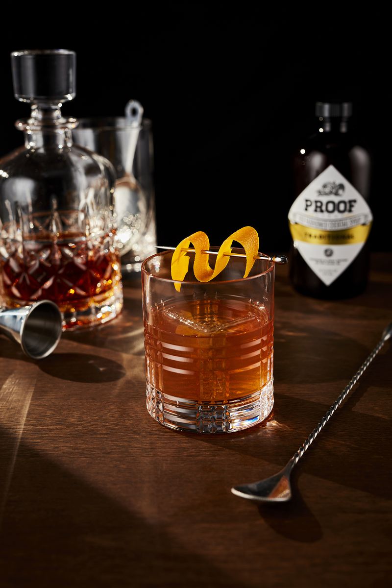 The Old-Fashioned is one of America’s favorite whiskey cocktails, and Proof Syrup developed a syrup that makes it easier to serve the drink. Courtesy of Advisory Marketing