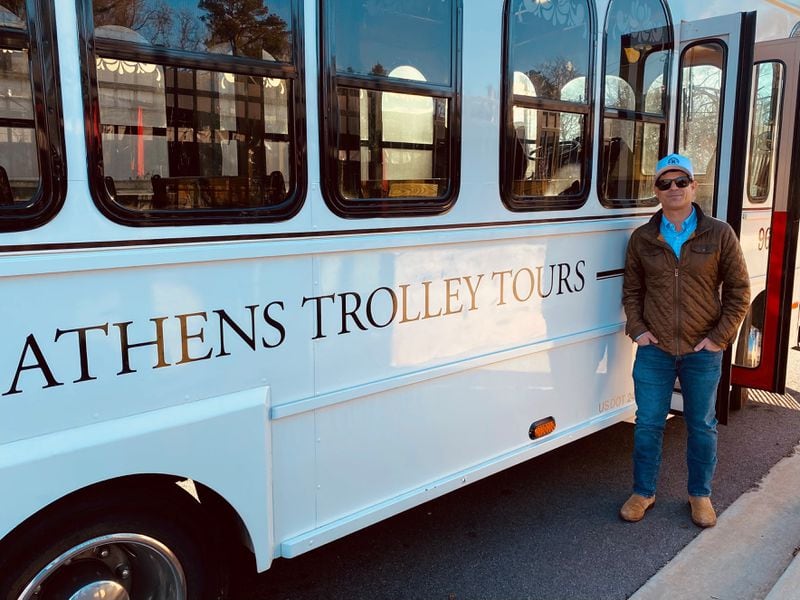 TJ Stephens is the owner/operator of the new Athens Beer Trail Trolly Tour.
Bob Townsend for the Atlanta Journal-Constitution.