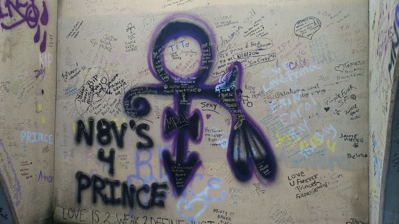  More love for Prince. Photo: Melissa Ruggieri/AJC
